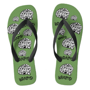 BRAINS! FLIP FLOPS