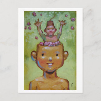 Brains postcard