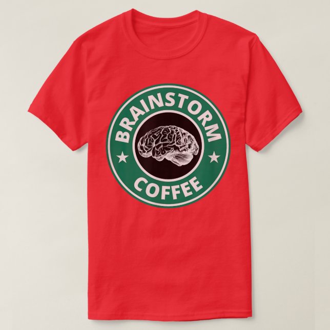 BRAINSTORM COFFEE Padua clothing line  T-Shirt (Design Front)