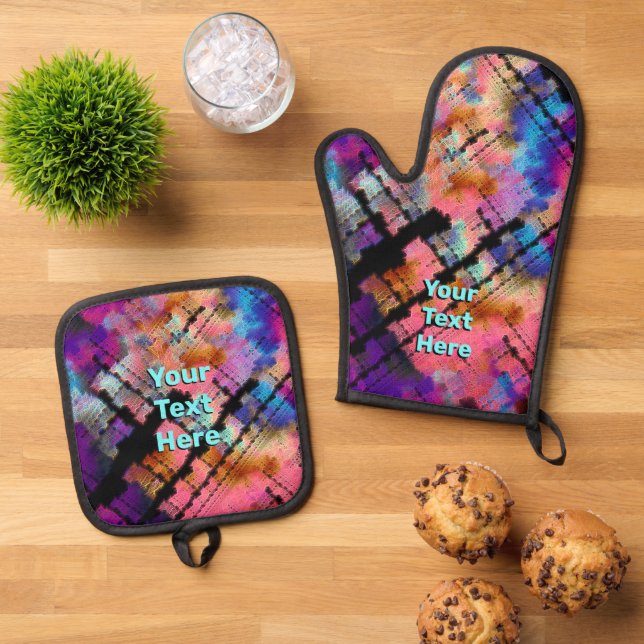 Brainstorm Oven Mitt & Pot Holder Set (Top Down)