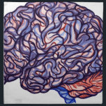 BrainStorming Napkin<br><div class="desc">Human brain artwork</div>