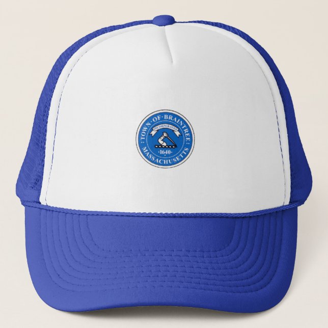 BRAINTREE MASSACHUSETTS TRUCKER HAT (Front)