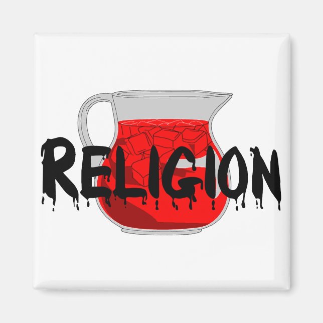 Brainwashing Drink Magnet (Front)