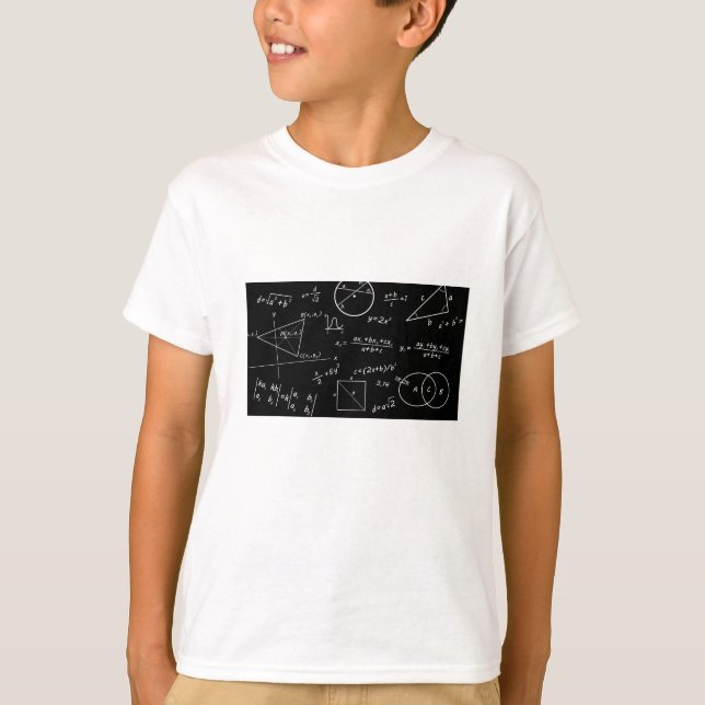 Brainy blackboard boy's T-Shirt (Front)