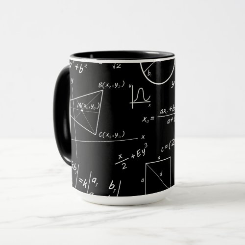 Brainy blackboard combo large mug