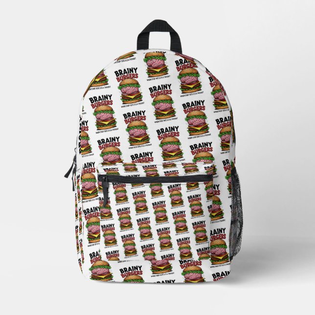 Brainy Burgers Backpack (Front)