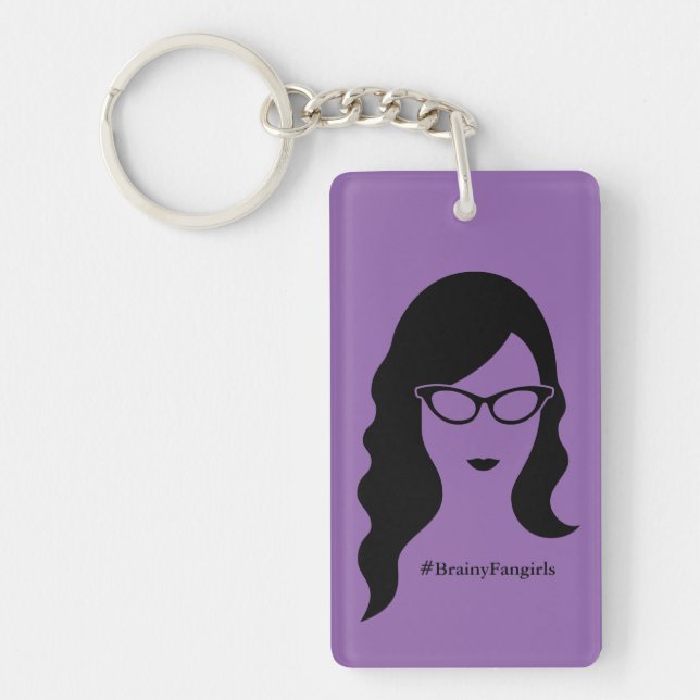 Brainy Fangirls Keychain (Front)