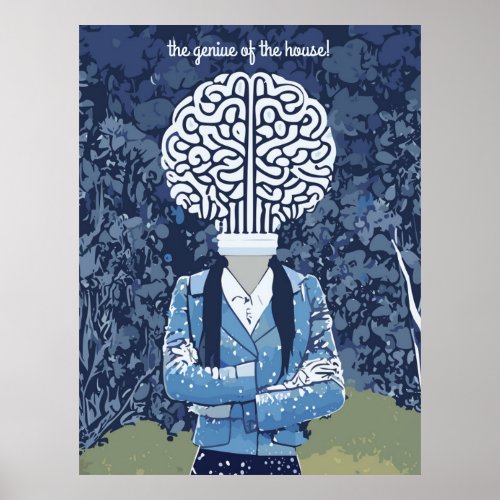 Brainy Person Poster