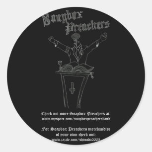 Brainy Preacher Sticker