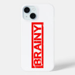 Brainy Stamp iPhone 15 Case