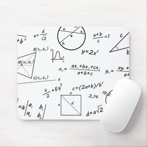 Brainy whiteboard mouse pad
