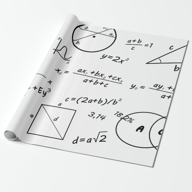 Brainy whiteboard wrapping paper (Unrolled)