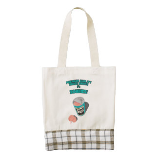 Brainz - Baked Beings Brains for Zombies Zazzle HEART Tote Bag
