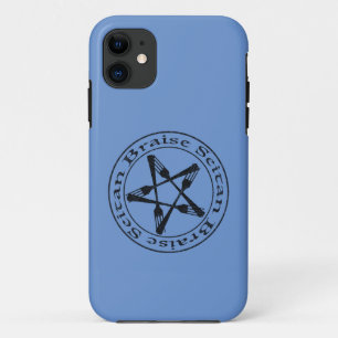 Braise Seitan Vegan Pentagram (dark version) iPhone 11 Case
