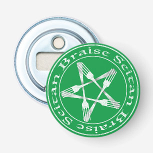Braise Seitan Vegan Pentagram (light version) Bottle Opener