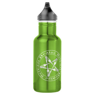 Braise Seitan Vegan Pentagram (light version) Stainless Steel Water Bottle