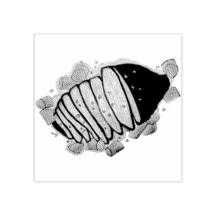 Braised Beef Brisket Jewish Cooking Holiday Food Rubber Stamp