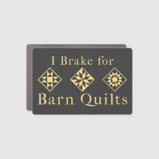 Brake for Barn Quilts Car Magnet