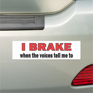 Brake (Voices) Car Magnet