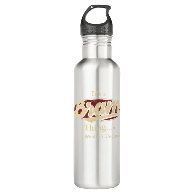 Bram insulated water bottle, Bramwater flask Stainless Steel Water Bottle (Front)