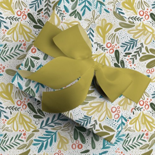 Bramble  Festive Botanical Wrapping Paper