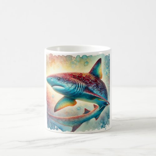 Bramble Shark 210624AREF134 _ Watercolor Coffee Mug