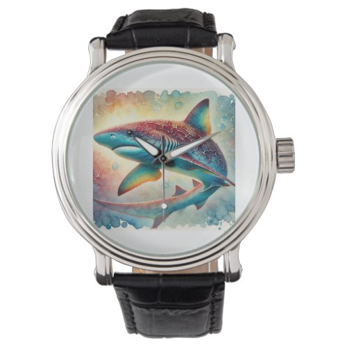 Bramble Shark 210624AREF134 _ Watercolor Watch