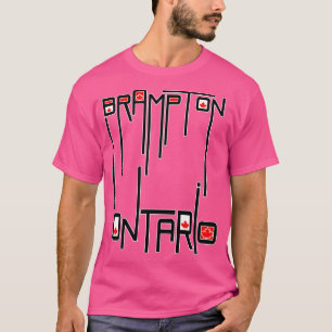 Brampton Ontario Canada Flag T-Shirt
