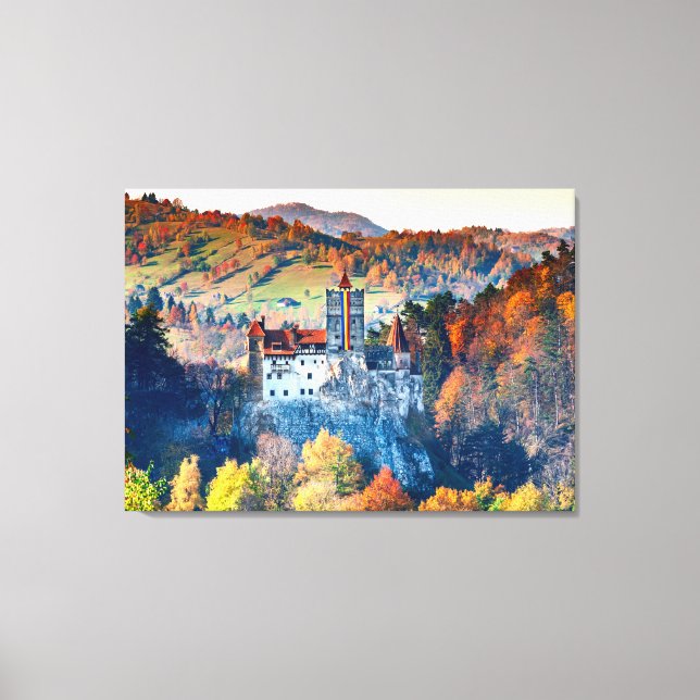 Bran Castle Canvas Print (Front)