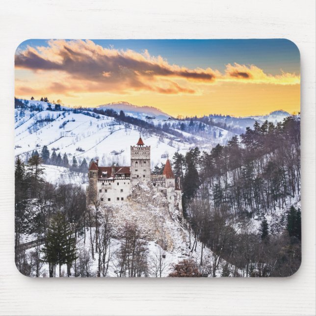 Bran Castle Dracul house Mouse Pad (Front)