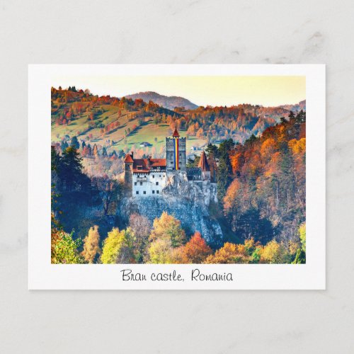 Bran castle postcard