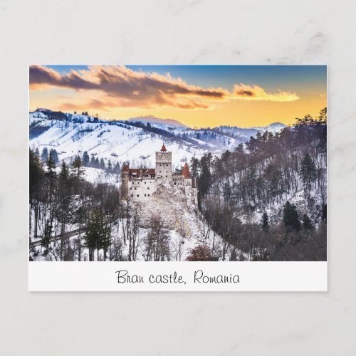 Bran castle postcard