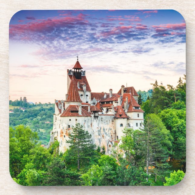 Bran castle Romania Drink Coaster (Front)