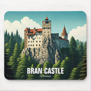 Bran Castle Romania Mouse Pad