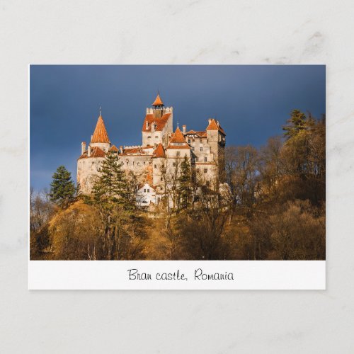 Bran castle Romania Postcard