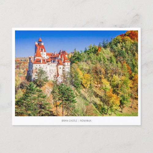 Bran Castle Transylvania Romania Holiday Postcard