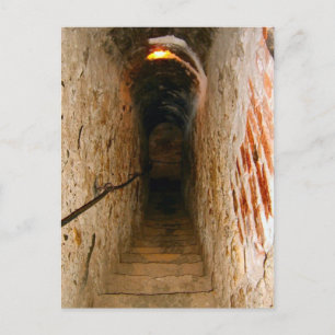 Bran Castle, Transylvania, stairway Postcard
