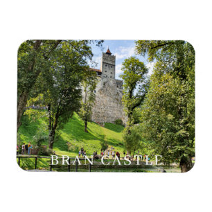 Bran Castle view fridge magnet