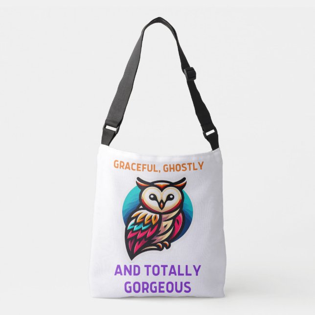 Bran Owl Nature’s Silent Beauty Crossbody Bag (Front)