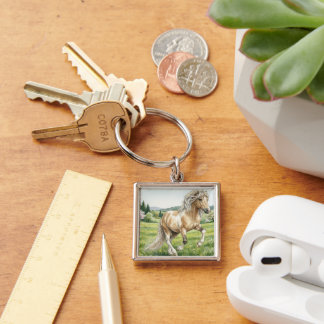 Brana Pinto Palomino Icelandic Watercolor Keychain