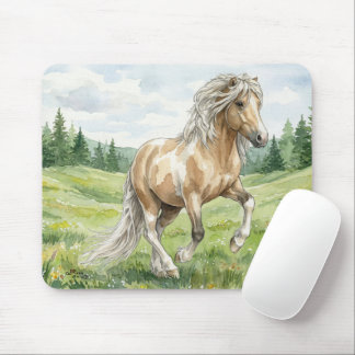 Brana Pinto Palomino Icelandic Watercolor Mouse Pad