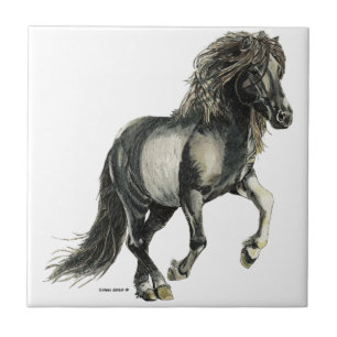 Brana the Cantering Icelandic Horse Tile
