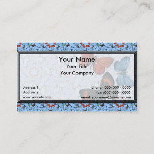 Branch Butterflies Lg Any Color Business Card
