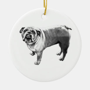 Branch Friend, Gentle Eyes Ceramic Ornament