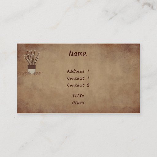 Customizable Branch Lights  Business Card