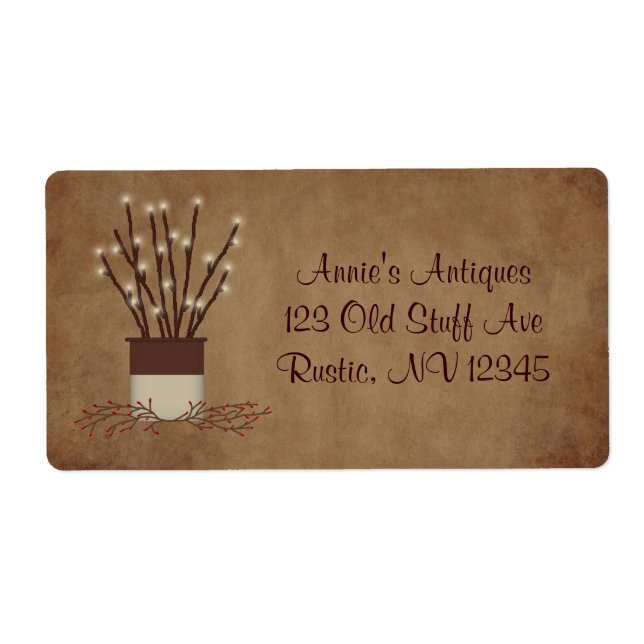 Branch Lights Label (Front)