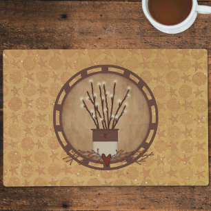 Branch Lights Laminated Placemat