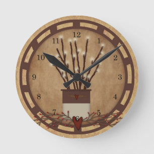 Branch Lights Wall Clock