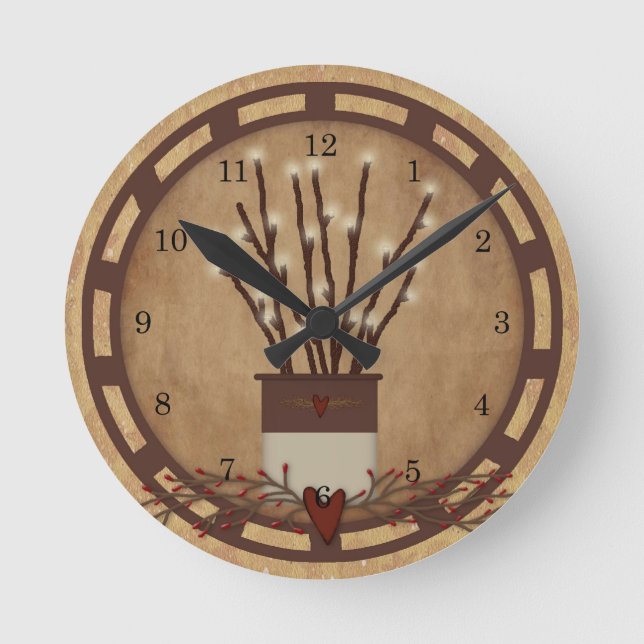 Branch Lights Wall Clock (Front)