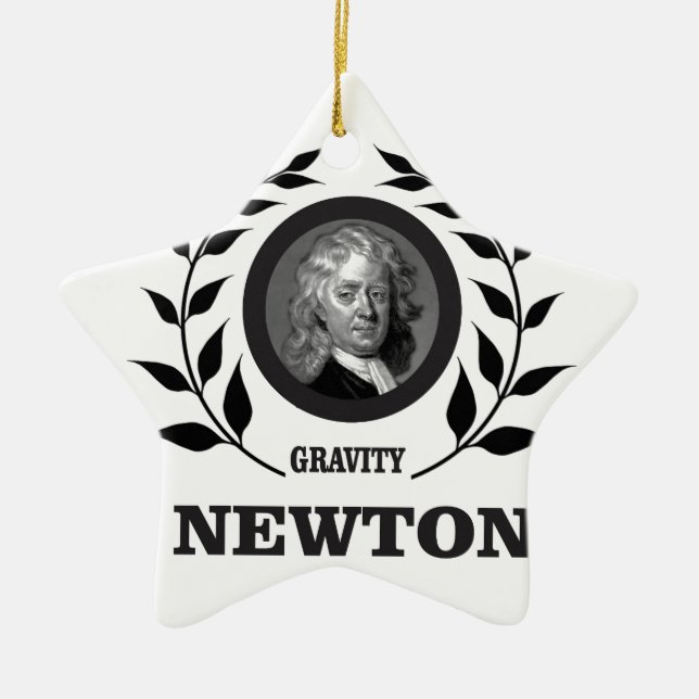 branch newton g ceramic ornament (Front)